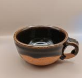 BLACK GLAZE COFFEE CUP