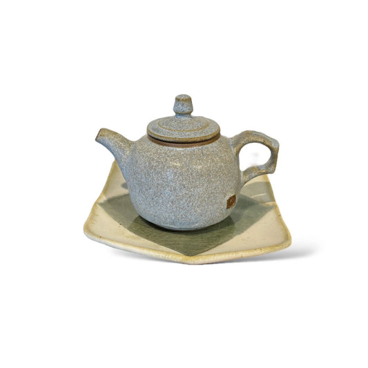 CERAMIC LIGHT BLUE TEA POT