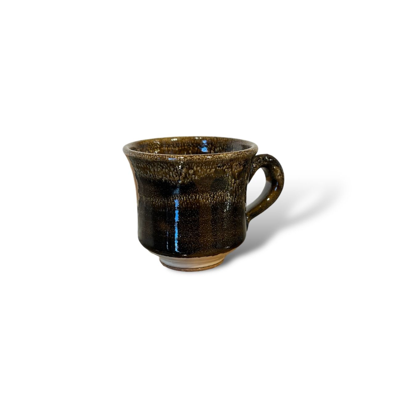 CERAMIC DARK BROWN COFFEE CUP