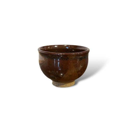 CERAMIC BROWN COFFEE/TEA MUG [NO HANDLE]